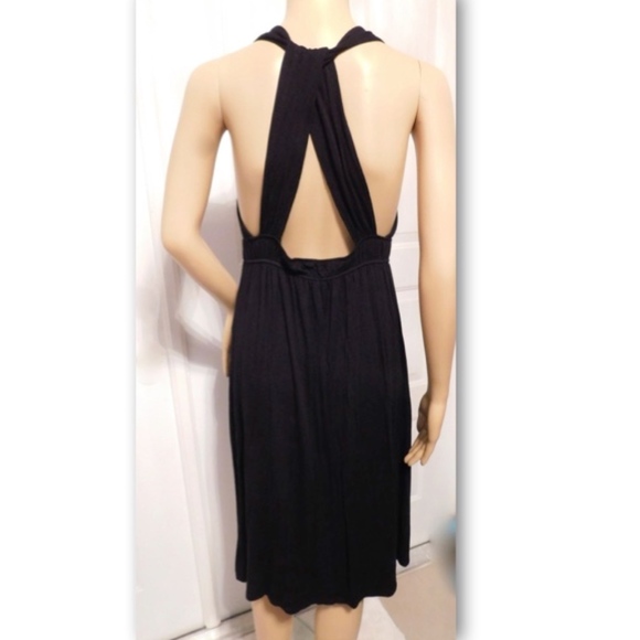 Alliance Apparel Open Cross Strap Backless Dress - Picture 4 of 6